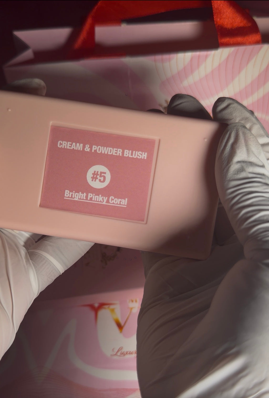 #5.Bright Pinky Coral Cheek Blush.
