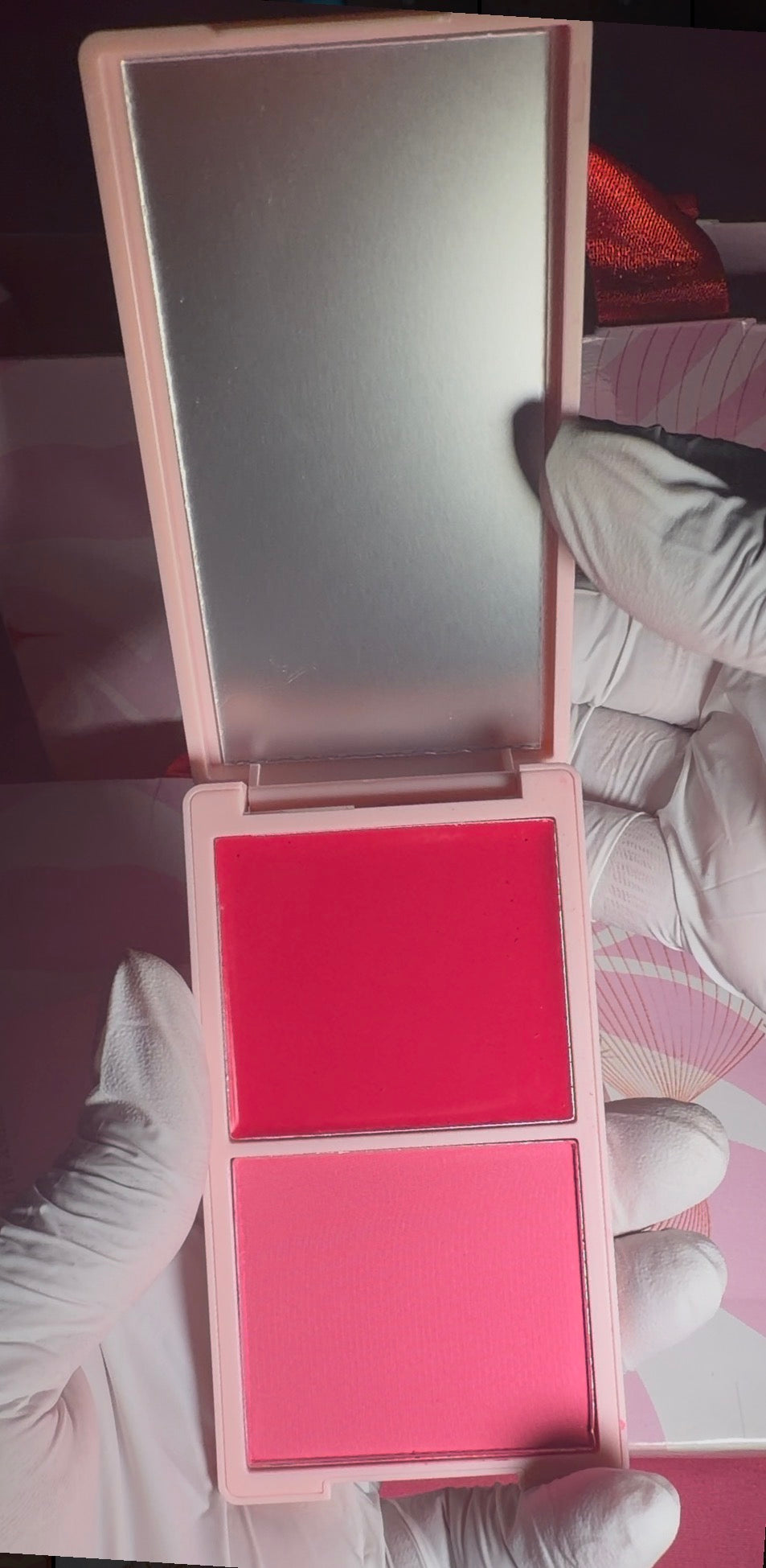 #4. Vibrant Pink Blue Cheek Blush
