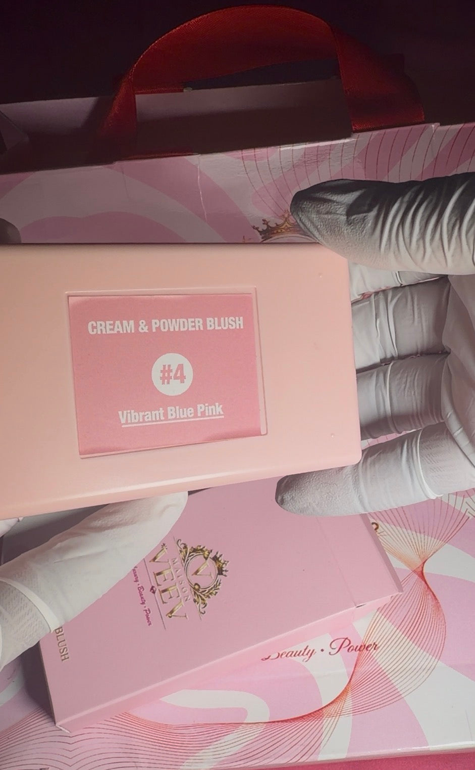 #4. Vibrant Pink Blue Cheek Blush